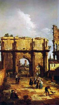 卡納萊托 Rome, The Arch of Constantine